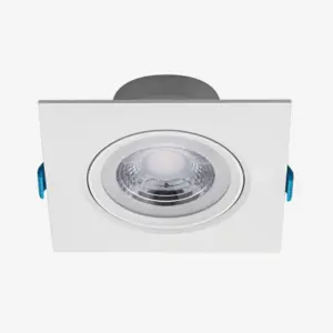 Spot Led embutido quadrado 5w integrado