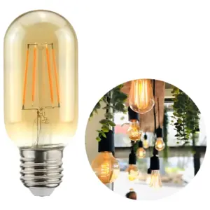*LAMPADA LED FILAM. T45 E27 BIV 2W 2400K