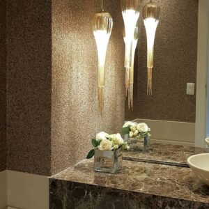 PENDENTE VID./MET.16X60CM 50W 1XGU10#