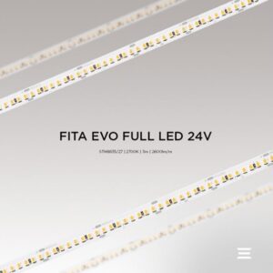 FITA LED 19W/M 24V IP20 2700K C/5MTS