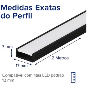 *PERFIL SOB 17MM DIF ACRIL 3,0M BR