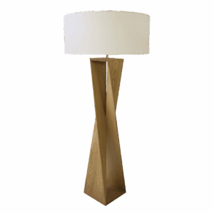 *COLUNA SPIN 1XE-27 169X70CM IMBUIA