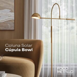 COLUNA SOLAR BOWL 1XG9 1423MM COBRE#